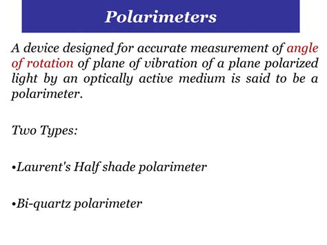 polarimeter observed angle is independent of the optically active substance|automatic polarimeter.